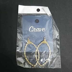 NWT Crave Gold Colored Dangling Earrings